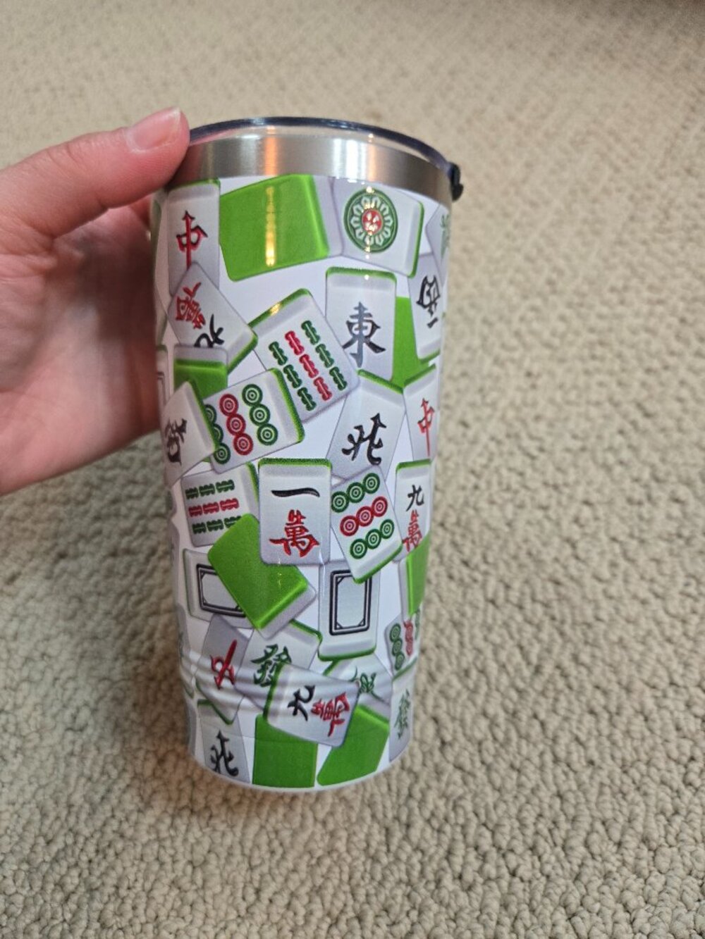 Onebttl Mahjong 20oz (590ml) Insulated Stainless Steel Cup